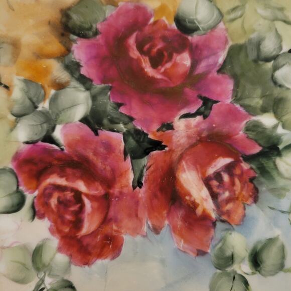 GDA Limoges France Decorative Plate Pre World War 2 Hand Painted Good Condition - Picture 6 of 11